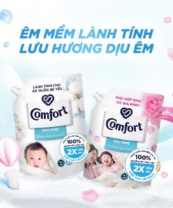 Nước Xả Vải Comfort Dịu Nhẹ Túi 3,6L