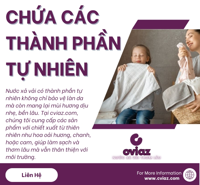 Giới Thiệu NƯỚC XẢ VẢI THƠM LÂU CVIAZ