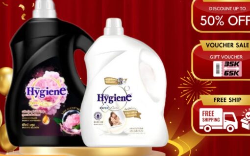 Nước xả vải Hygiene can 3300ml (1)